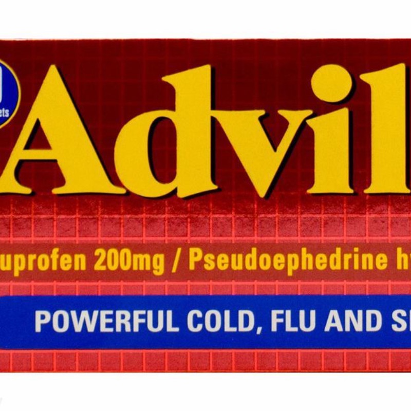 Advil Cold & Flu Coated TabletsIbuprofen 200mgPseudoephedrine Hydrochloride 30mg 20Pk