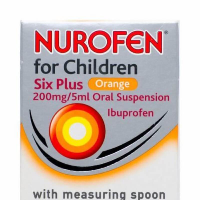 Nurofen For Children Six Plus Orange 200 Mg/5 Ml Oral Suspension