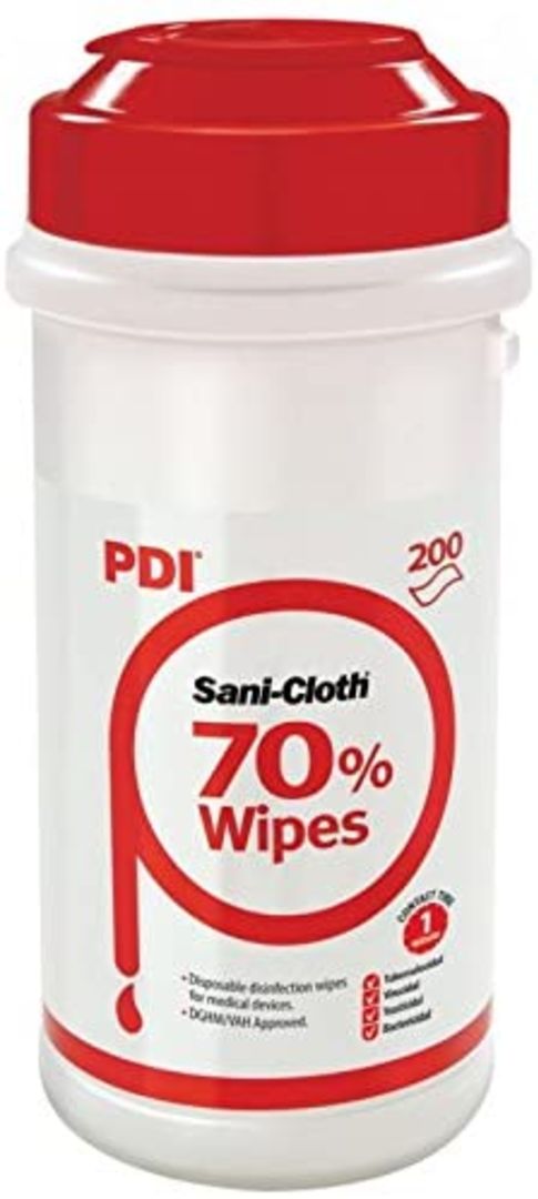 Sani-Cloth 70% Alcohol Wipes (Canister Of 200)