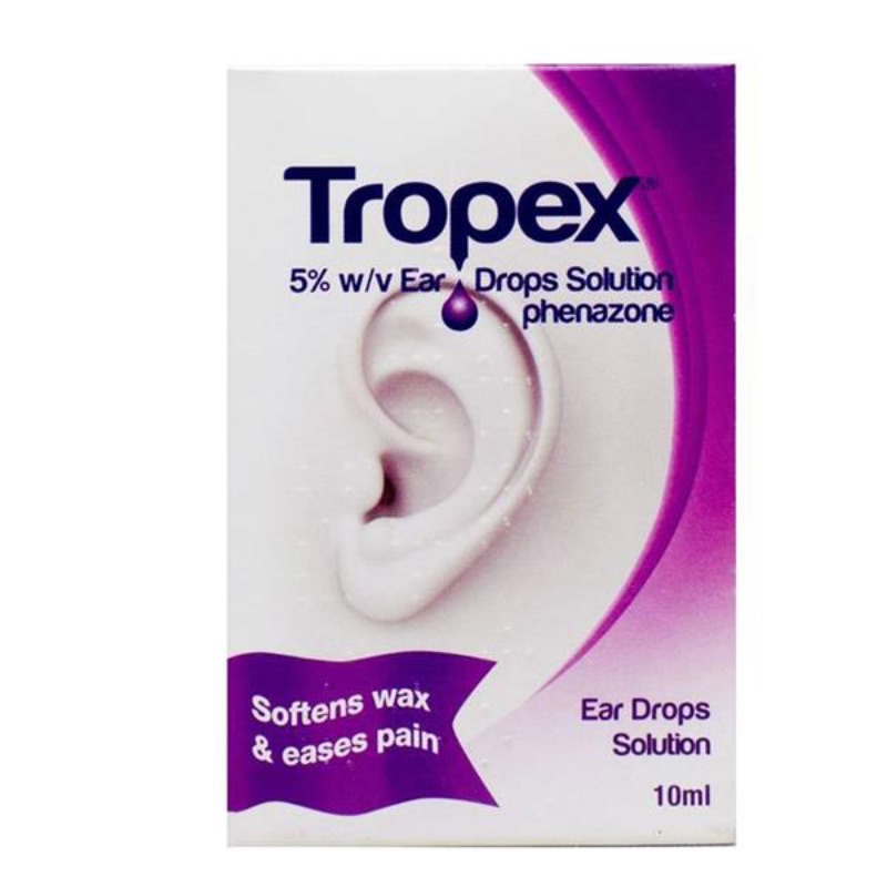 Tropex 5% W/v Ear Drops Solution 10ml