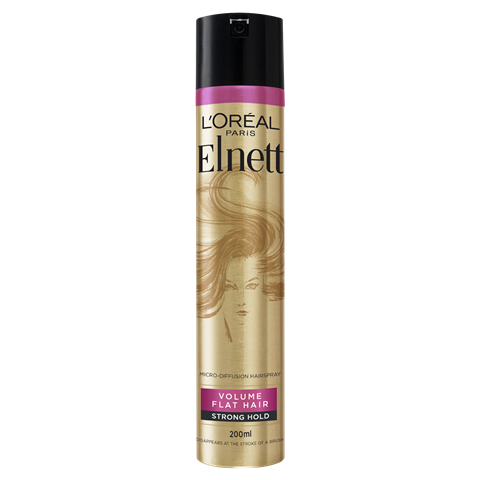 L'Oreal Elnett Volume Flat Hair Strong Hold Shine Hairspray 200ml