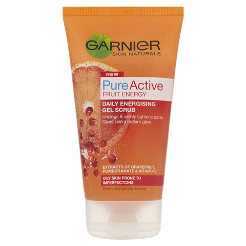 Garnier Pure Active Daily Energising Gel Scrub for Oily Skin 150ml