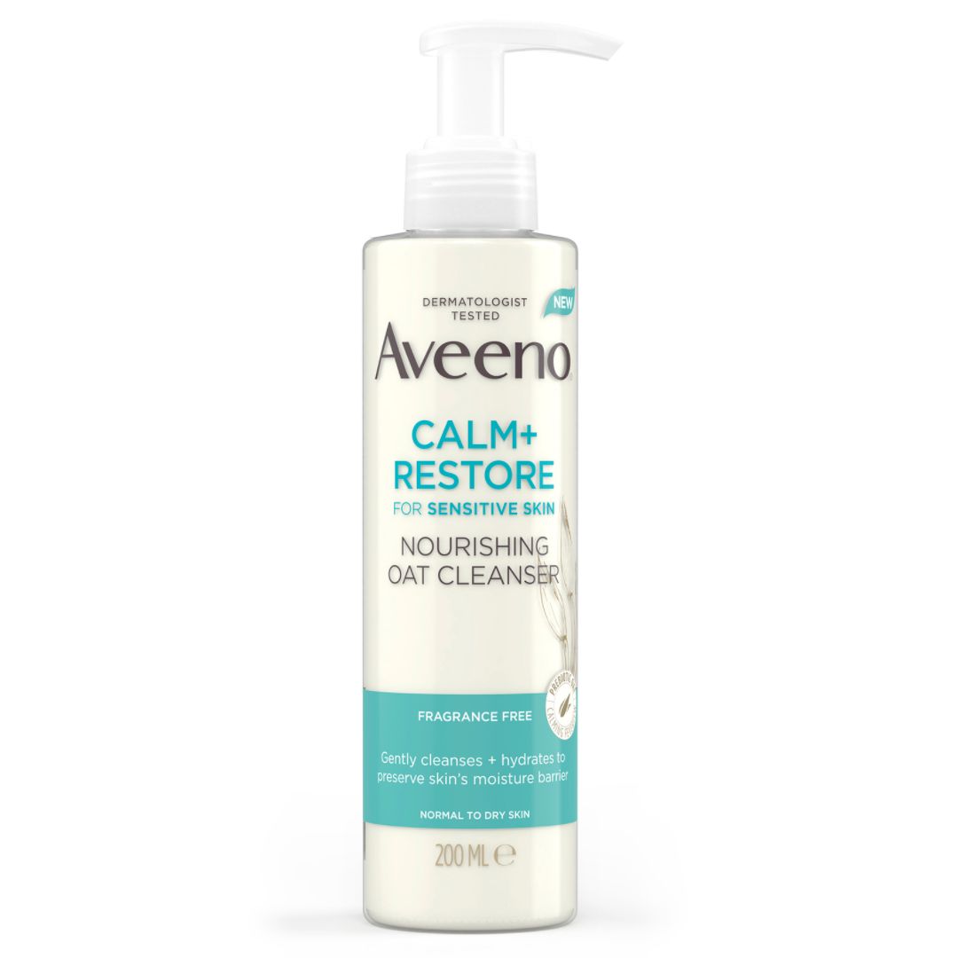 Aveeno® Face Calm + Restore Nourishing Oat Cleanser 200ml