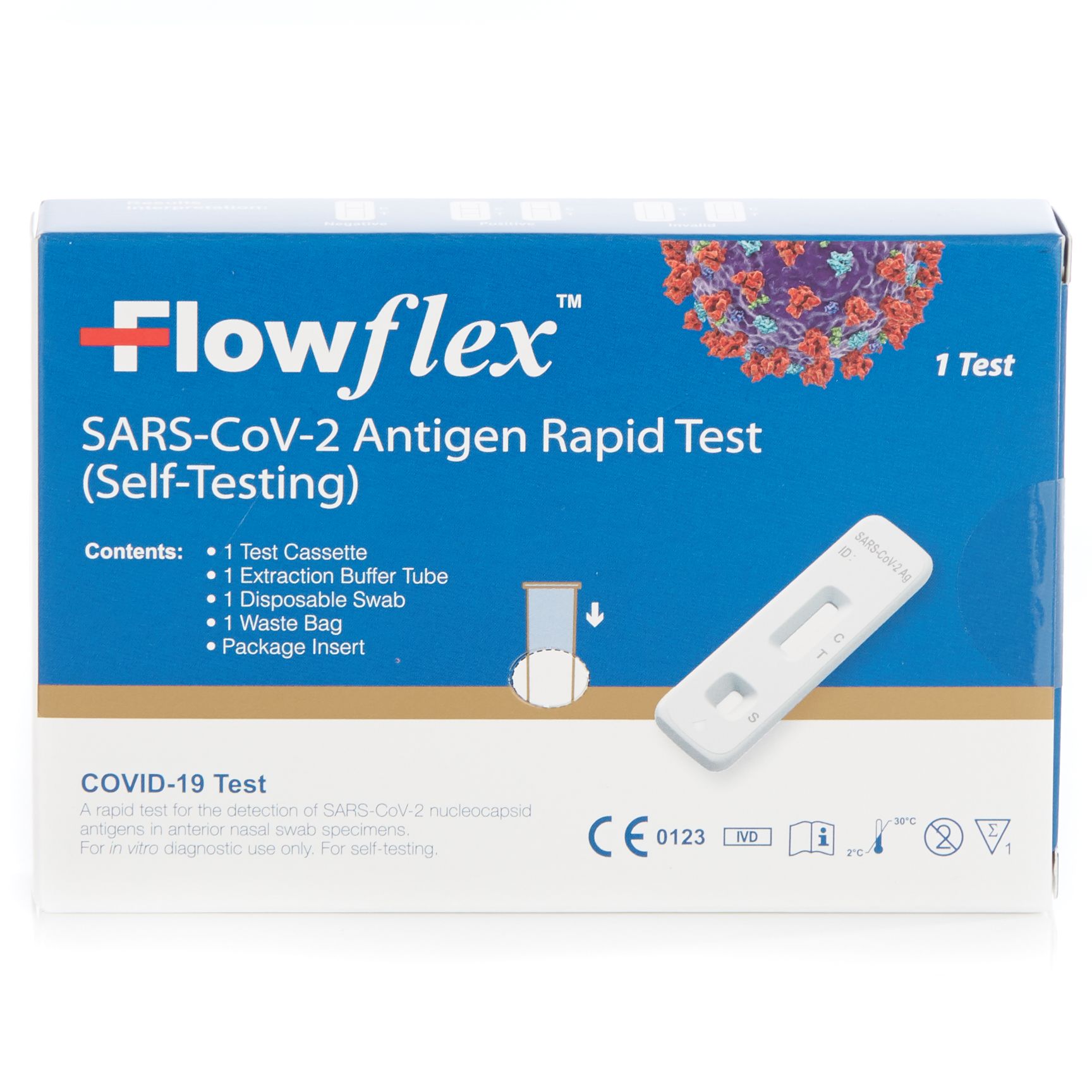 FlowFlex Rapid Antigen Test Kits For Covid-19 (Self-Testing)