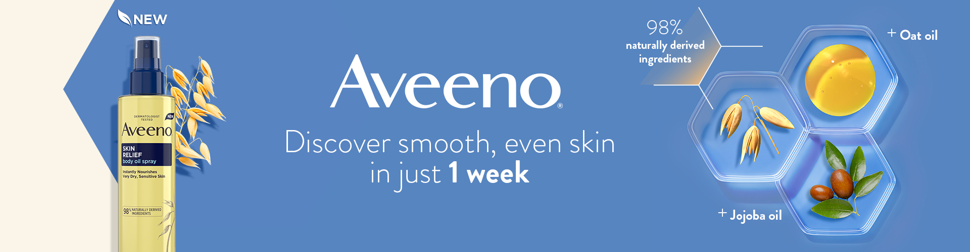 Aveeno skin banner