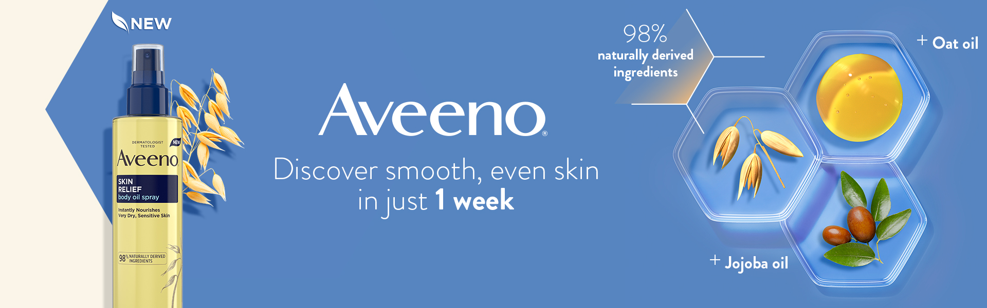 Aveeno smooth skin banner