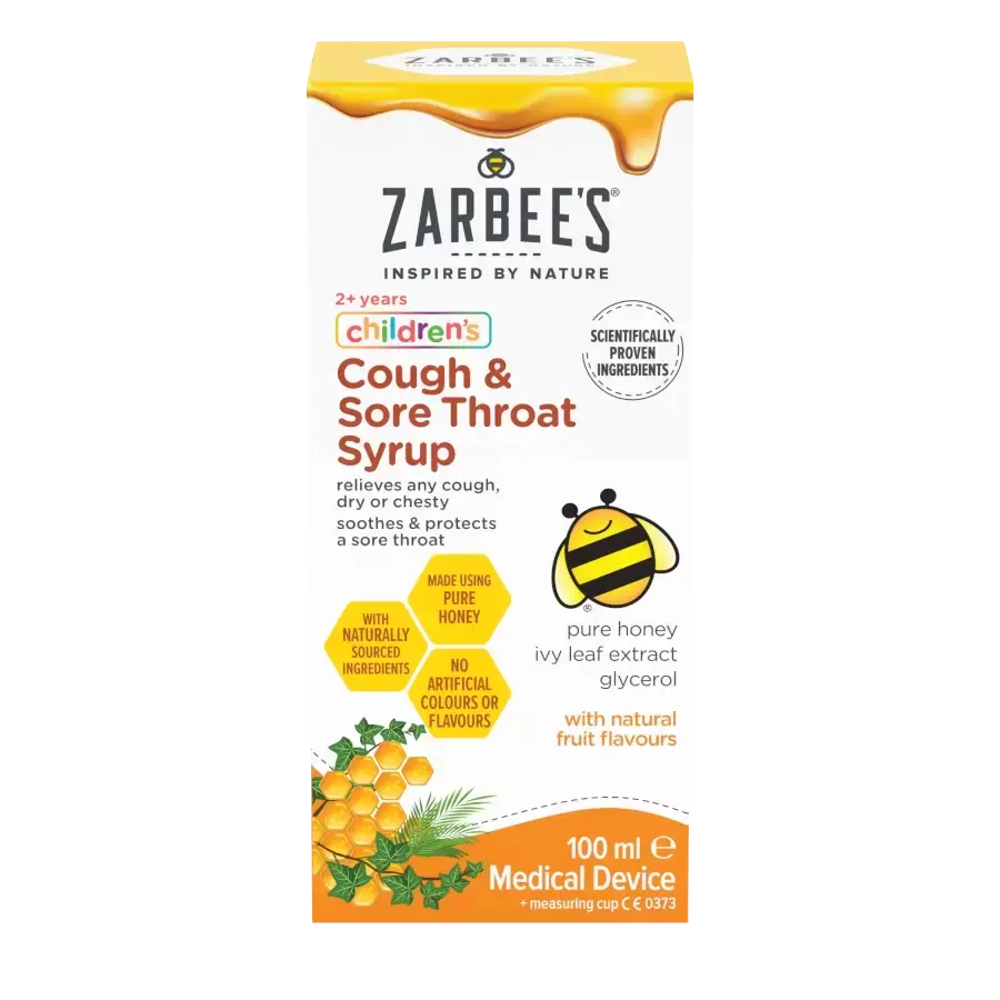 Zarbee’s® Children’s Cough & Sore Throat Syrup​