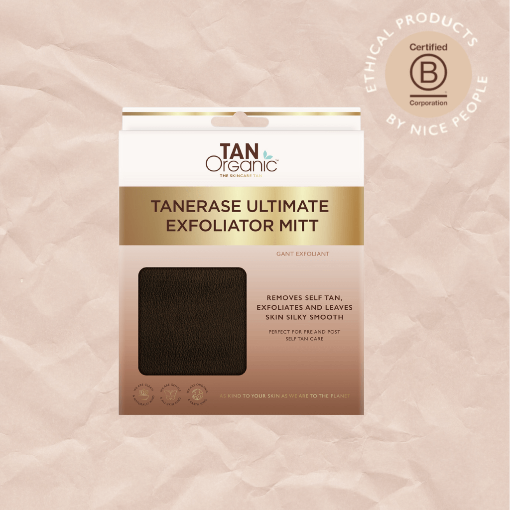 TanOrganic TanErase Glove: Exfoliate For Flawless Tan & Remove Old Tan