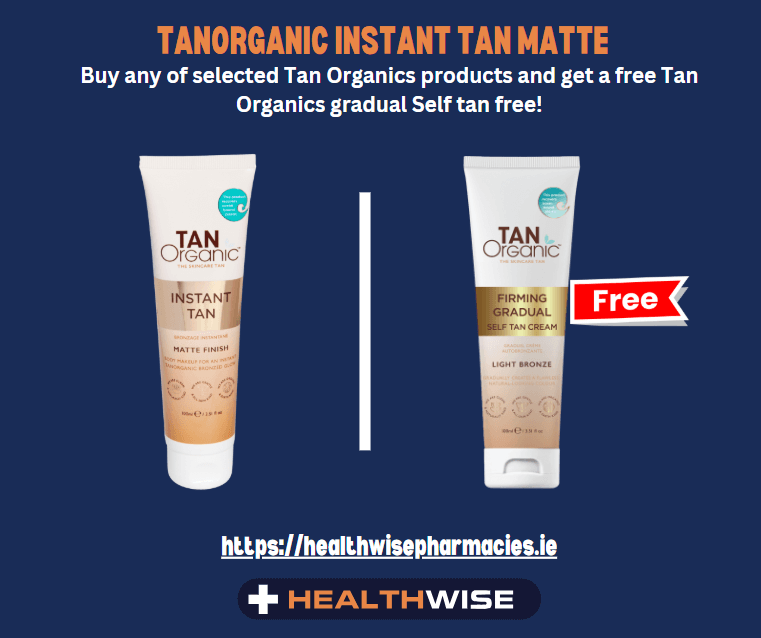 TanOrganic Instant Tan Matte | Quick Drying & Flawless Finish With Free Gradual Self Tan