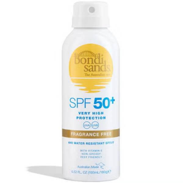 Bondi Sands SPF 50 Spray – Fragrance Free, Water Resistant