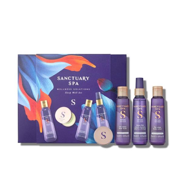 Sanctuary Spa Sleep Well Gift Set – Relaxing Bath & Body Set