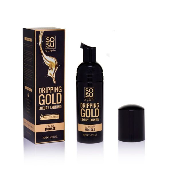 SOSU Dripping Gold Tanning Mousse – Flawless, Streak-Free Tan