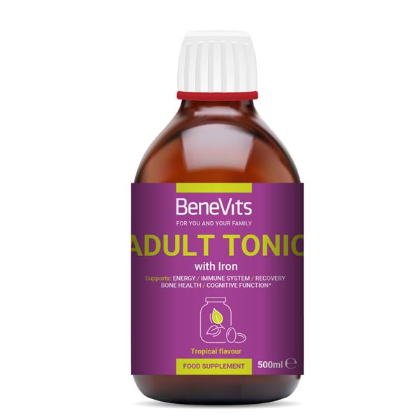 BeneVits Tonic Trop Iron 500ml | Energy & Vitality Liquid