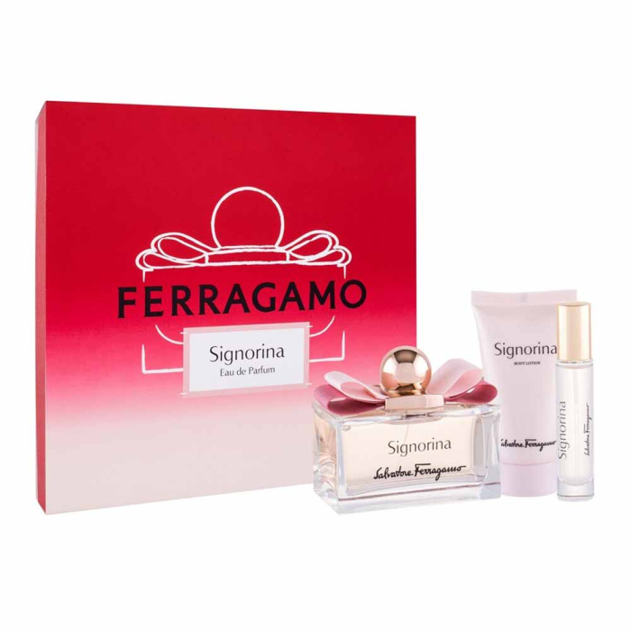 Salvatore Ferragamo Signorina EDP Set – 100ml +10ml Travel & Body Lotion