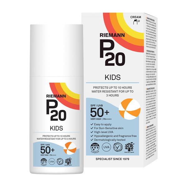 P20 Kids SPF50+ Sun Cream 200ml | Gentle 10-Hour Sun Protection